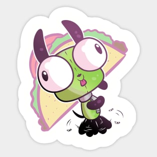 Gir Loves Tacos Sticker